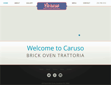 Tablet Screenshot of carusobrickoven.com